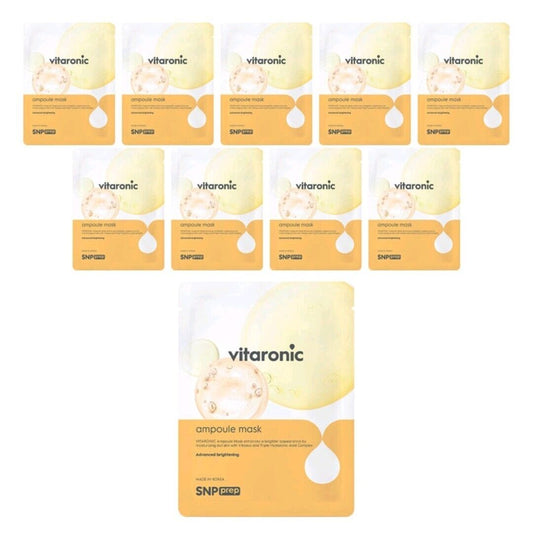 SNP PREP Peptaronic Vitaronic Mask 10 Sheet/Skin Tone/Brightening/Vitamin /Korea