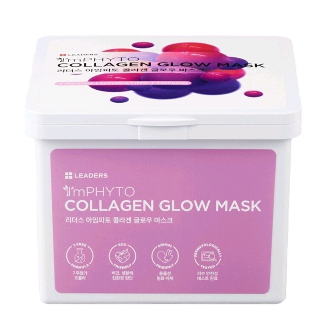 Leaders Impito Collagen Glow Mask 20 Sheets/Firming/Pulling Out