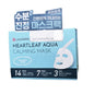 1+1/Leaders Heartleaf Aqua Calming Mask 160ml /14 Sheets x 2ea/Daily/7 Free