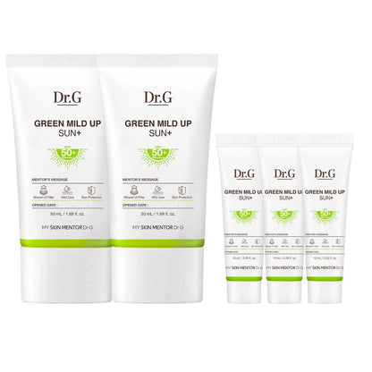 Dr.G Green Mild Up Sun Cream 50mlx2ea + 10mlx3ea SPF50+ PA++++/Sensitive Skin