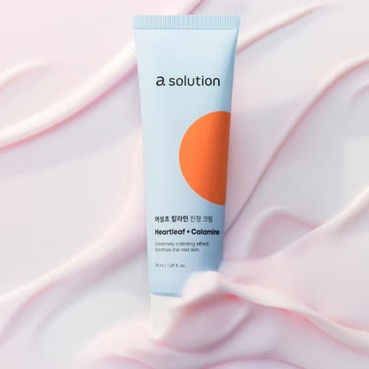 a.solution Heartleaf+Calamine Calming Cream 1.69 oz.+Cleansing Foam 5 oz./Acne