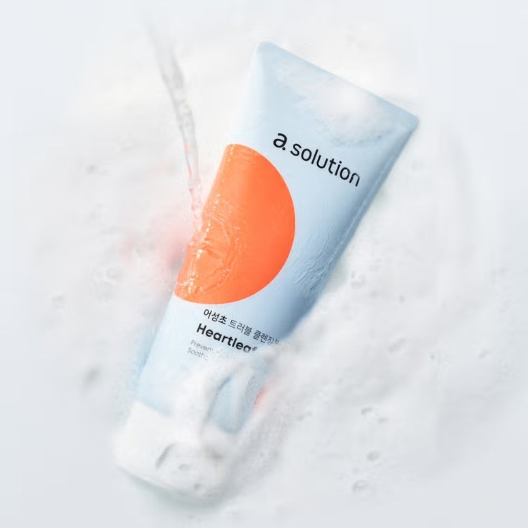 a.solution Heartleaf+Calamine Calming Cream 1.69 oz.+Cleansing Foam 5 oz./Acne