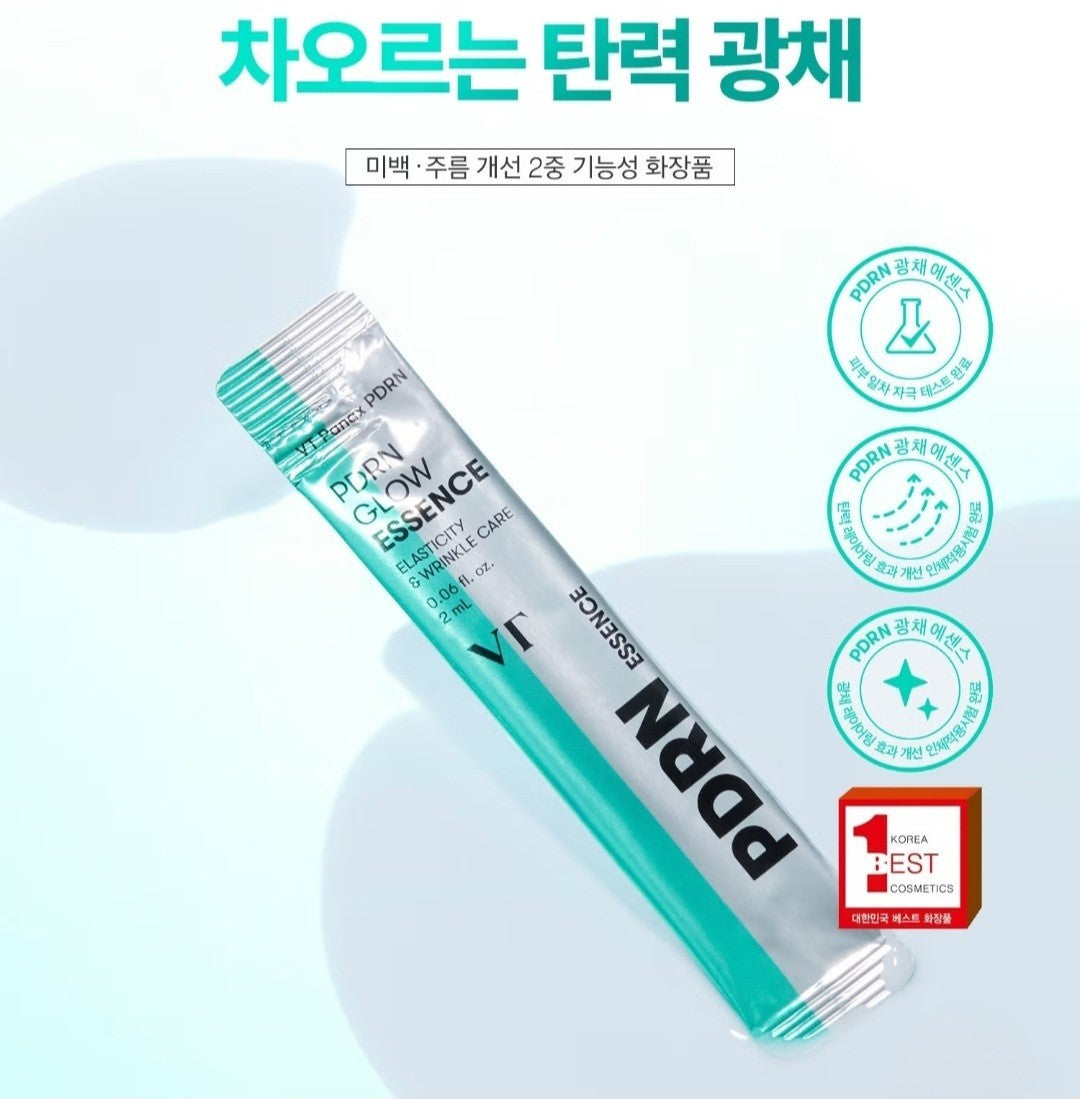 VT PDRN Glow Toner 200ml+Glow Essence 2ml x 6ea/Moisture/Elasticity/Daily Care