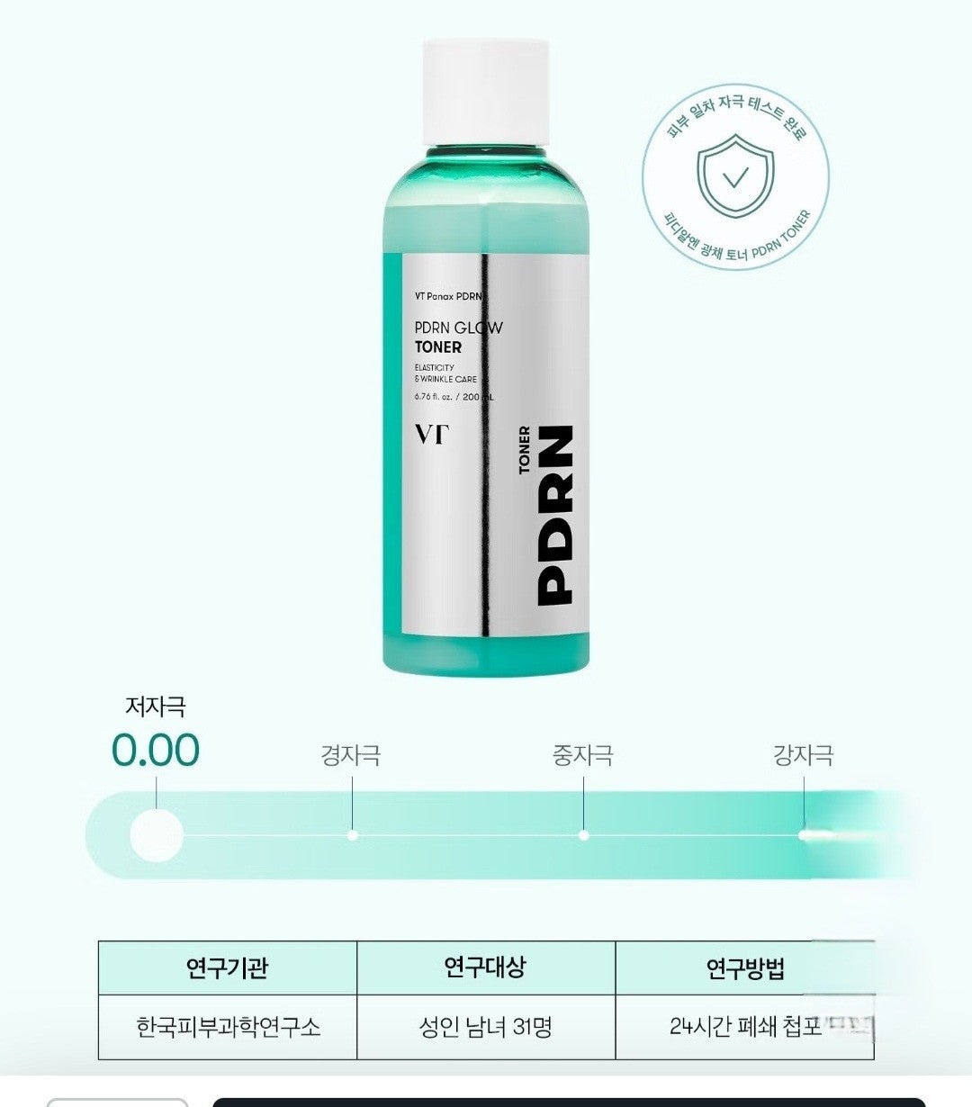 VT PDRN Glow Toner 200ml+Glow Essence 2ml x 6ea/Moisture/Elasticity/Daily Care