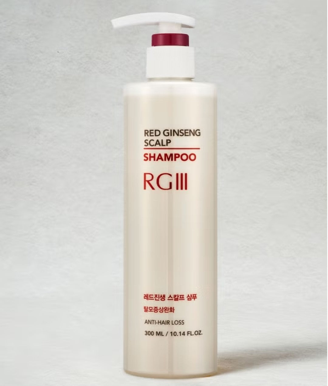 RGIII Red Ginseng Scalp Scaler Shampoo 300ml/Hair Loss/Dead Cells/14 Free/Oil