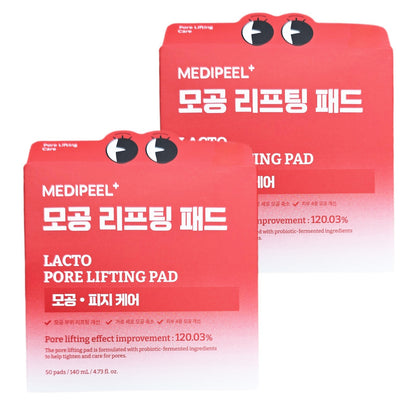 1+1/MEDIPEEL Lacto Pore Lifting Pad 2.0 /50 PADS (140mL/4.73 fl. oz.) Collagen