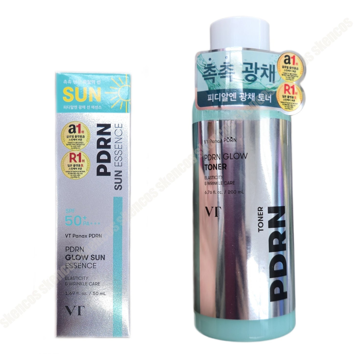 1+1/12EA/VT PDRN Glow Essence 2ml/Moisture/Elasticity/Daily/Collagen/hydration