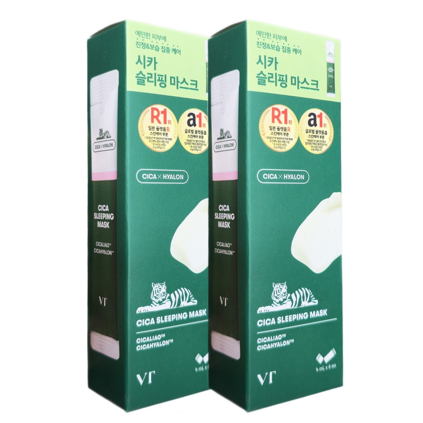 1+1 / VT Cica Sleeping Mask 4ml x 6ea(12-18 Sticks) k-beauty/Natural Hub Complex