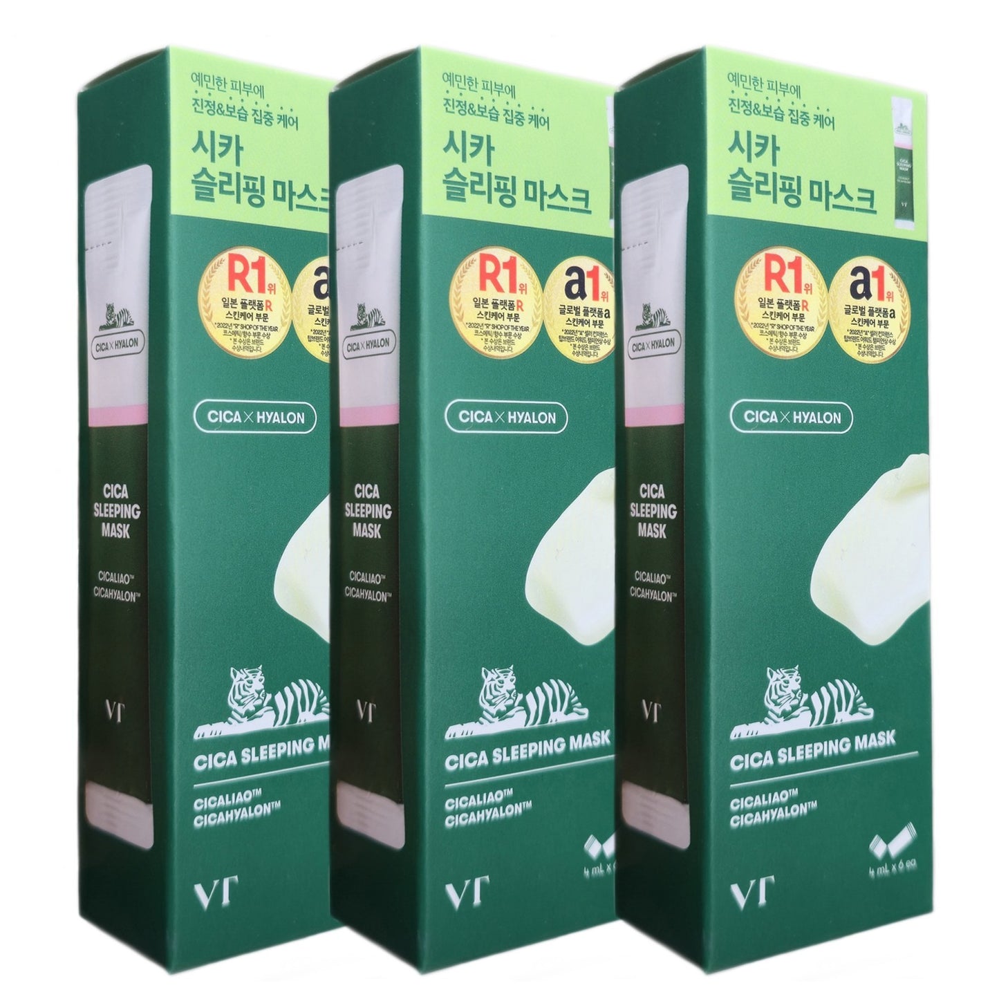 1+1 / VT Cica Sleeping Mask 4ml x 6ea(12-18 Sticks) k-beauty/Natural Hub Complex