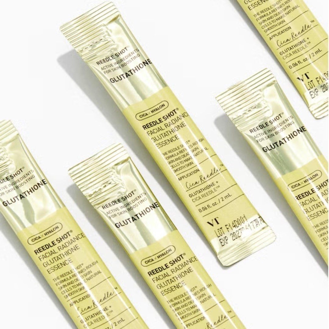 3 Pack/18ea/ VT Reedle shot Facial Glutathione Essence 2ml*6 /Brightening/Home