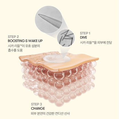 3 Pack/18ea/ VT Reedle shot Facial Glutathione Essence 2ml*6 /Brightening/Home