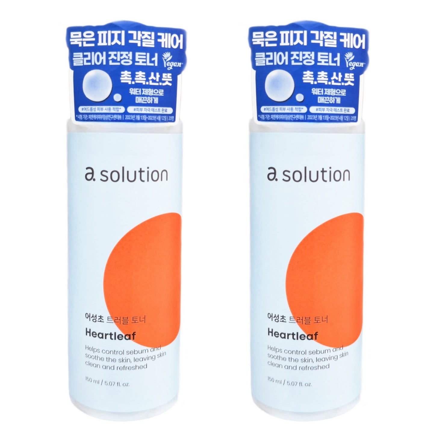 1+1/a.solution Heartleaf Trouble Toner 5.07 fl.oz./Sebum/Acne/Red Skin/Sensitive