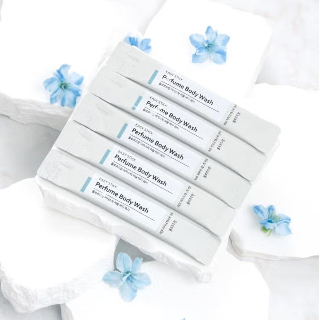 Flor de Man Easy Stick Perfume Body Wash 5EA+Shampoo 5EA/Travel/Floral/Moisture