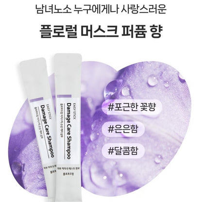 Flor de Man Easy Stick Perfume Body Wash 5EA+Shampoo 5EA/Travel/Floral/Moisture