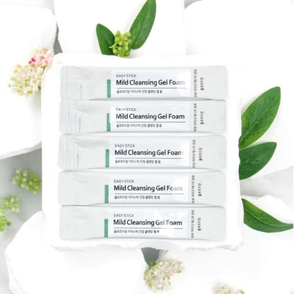 15ea/Flor de Man Easy Stick Cleansing Gel Foam 3ml x 5ea/ 3 Pack/Sebum/Travel