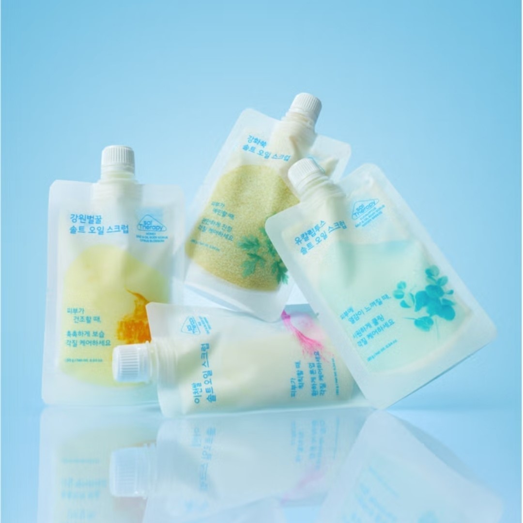 sal Therapy  MUGWORT Salt & Oil Body Scrub GREEN ROSE 180g/Exfoliate/Aroma