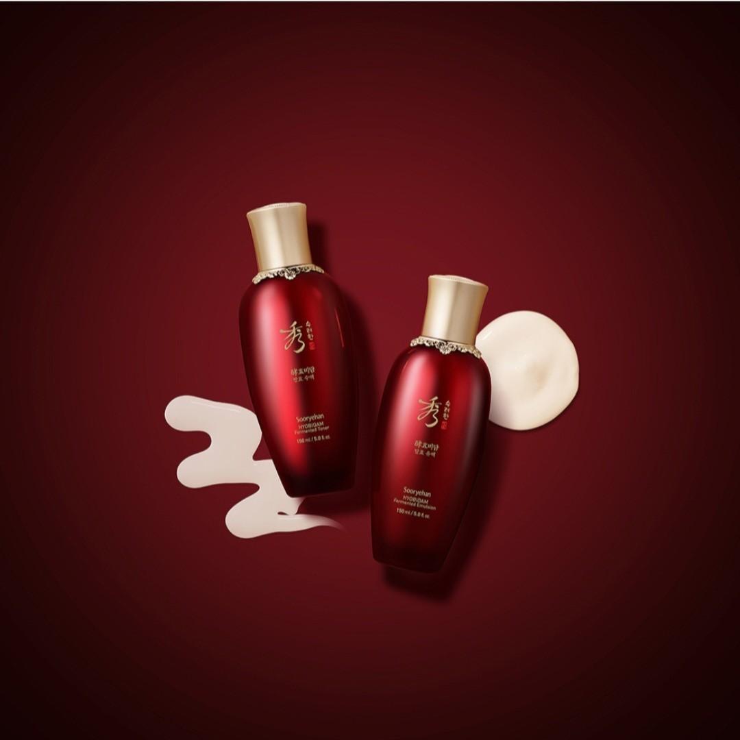 Sooryehan Hyobidam Fermented Skincare 2 pcs Set/Toner,Emulsion, Travel Kits