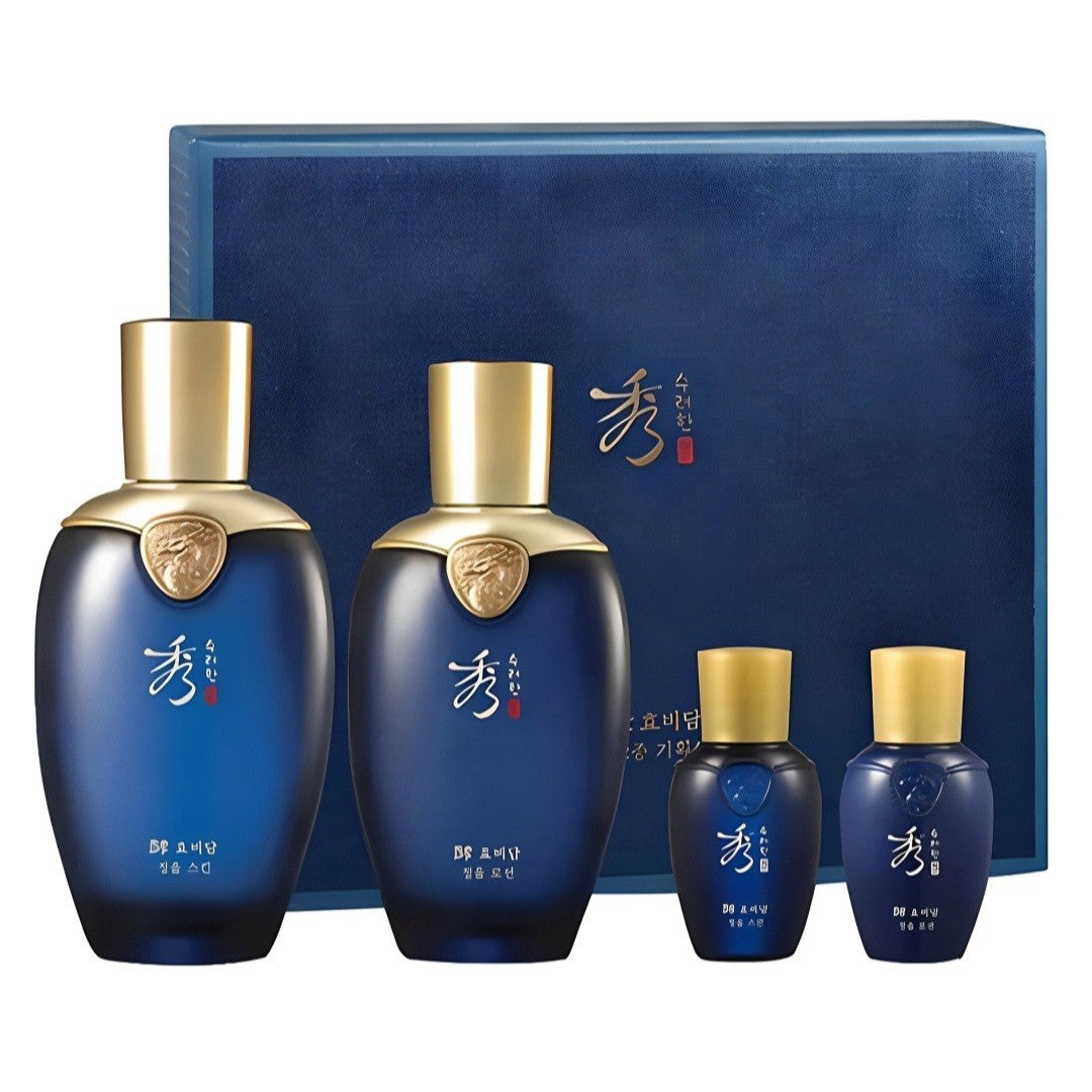 Sooryehan Hyobidam Jeongyul Set/For Men/Toner, Emulsion, Kits/Korean Herbal