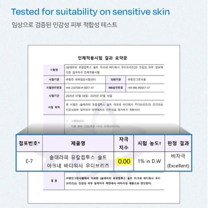 Sal Therapy Eucalyptus Salt Acne Body Wash Woody Breeze 400ml/dead skin cells