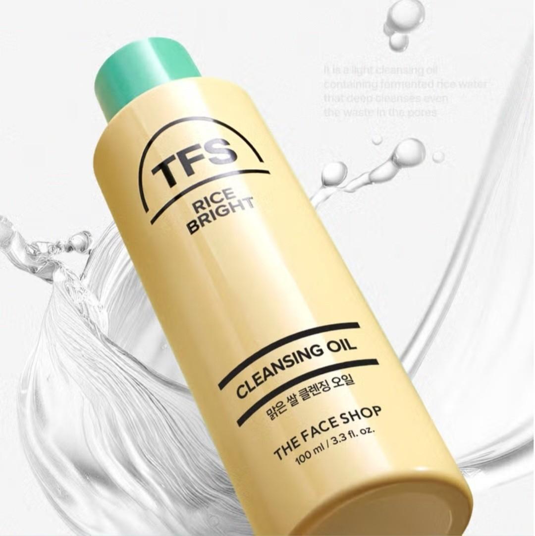 The Face Shop Deep Clean Foaming Cleanser 100ml + Bright Cleansing Oil 100ml