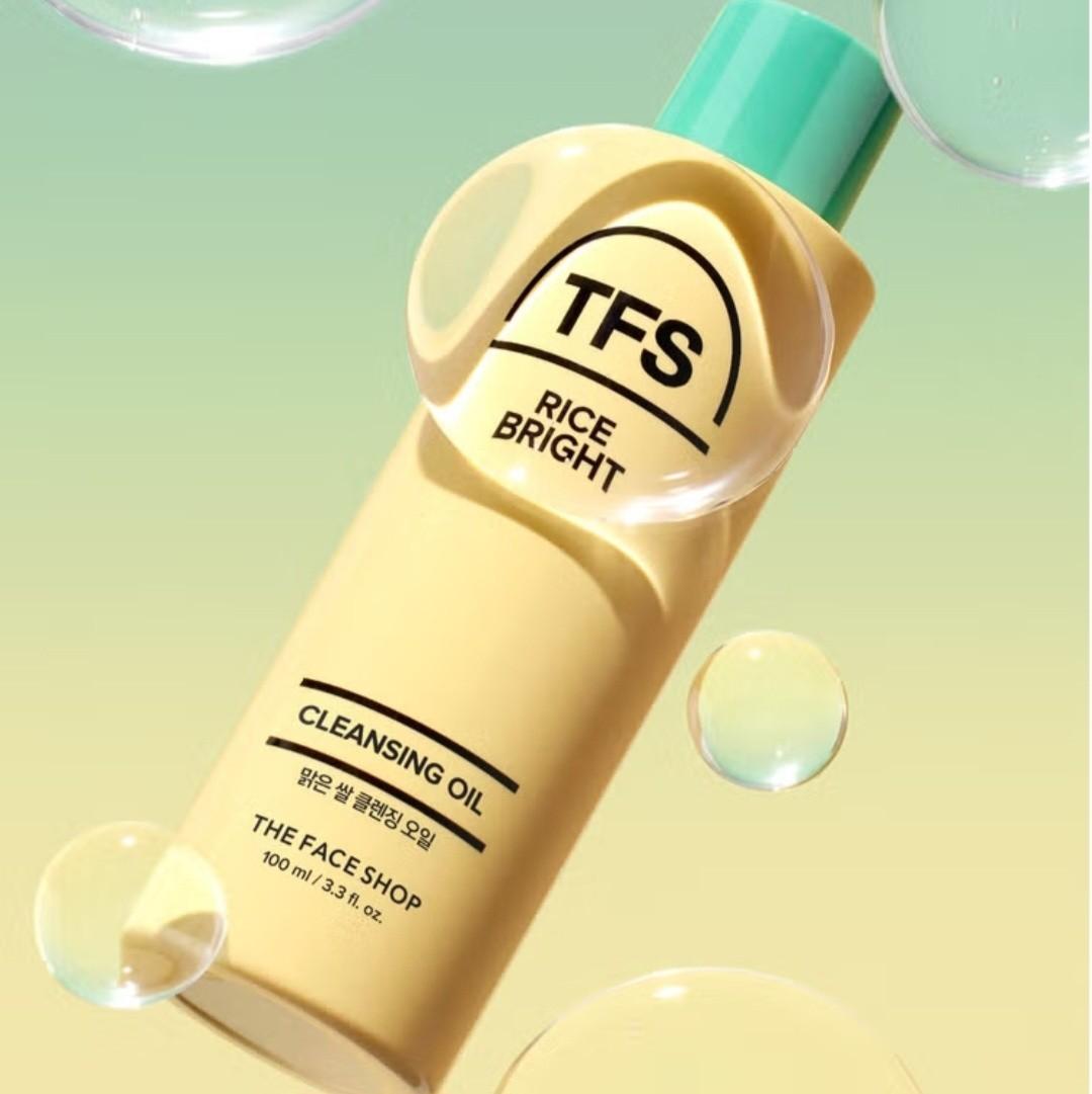 The Face Shop Deep Clean Foaming Cleanser 100ml + Bright Cleansing Oil 100ml