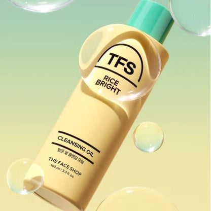 The Face Shop Deep Clean Foaming Cleanser 100ml + Bright Cleansing Oil 100ml