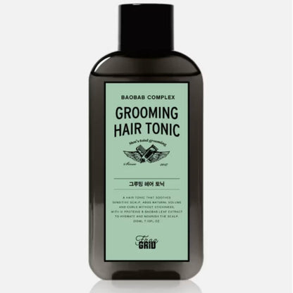 Freegrid Grooming Hair Tonic 210ml/Sensitive scalp care /Dry Volume easier/Men