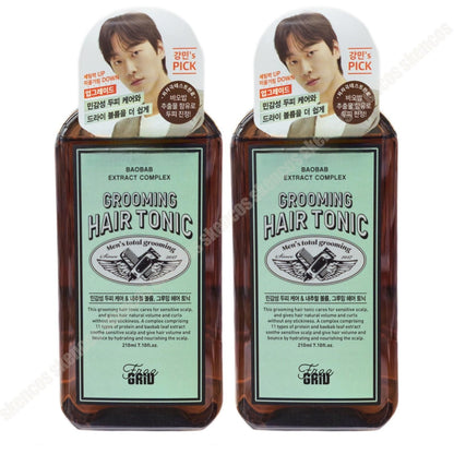 Freegrid Grooming Hair Tonic 210ml/Sensitive scalp care /Dry Volume easier/Men