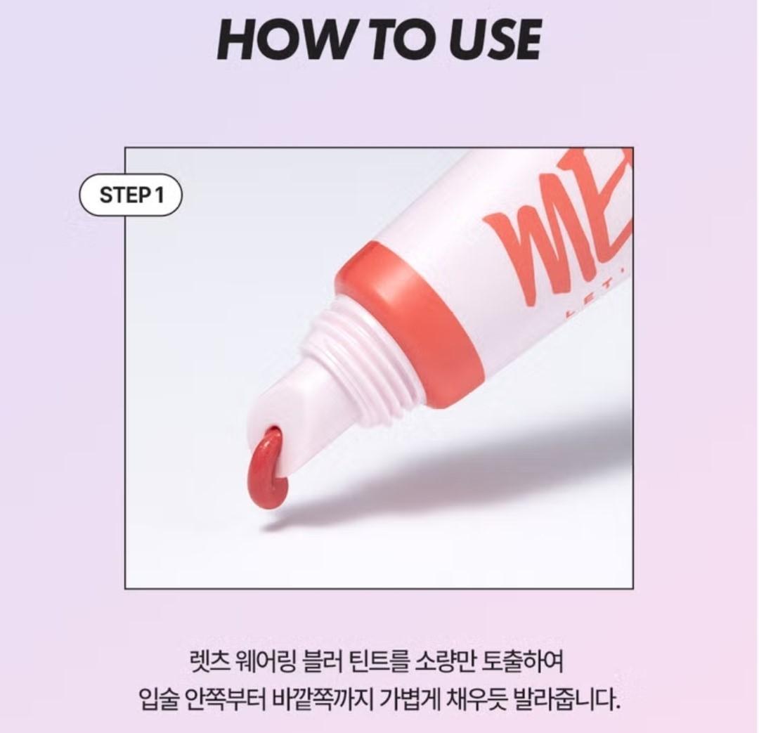 3EA /MERZY Let's Wear Blur Tint Keyring / Mixed Color /Soft /Smooth/ Korea