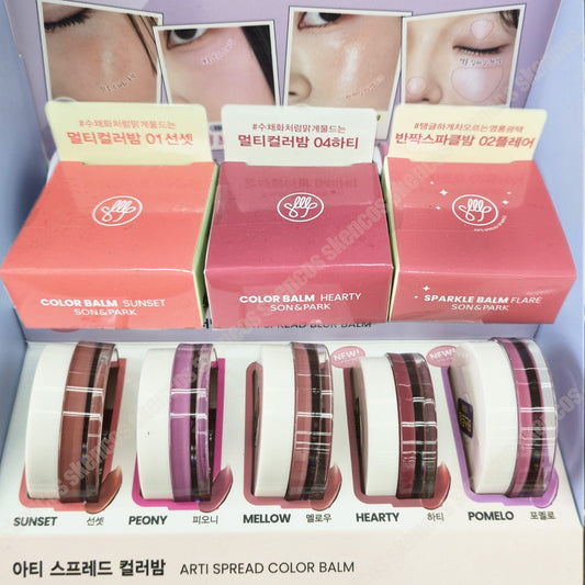 3EA/SON & PARK Arti Spread Color Balm/Random Color/Lip/Cheek/Korea Best /Vegan