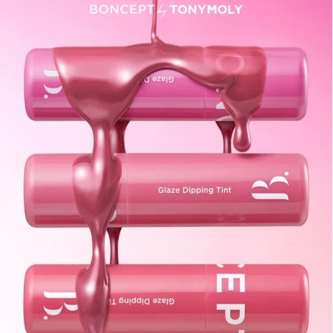 2EA /BONCEPT by TONYMOLY GLAZE DIPPING TINT / Mixed Color /Soft /Smooth/ Korea