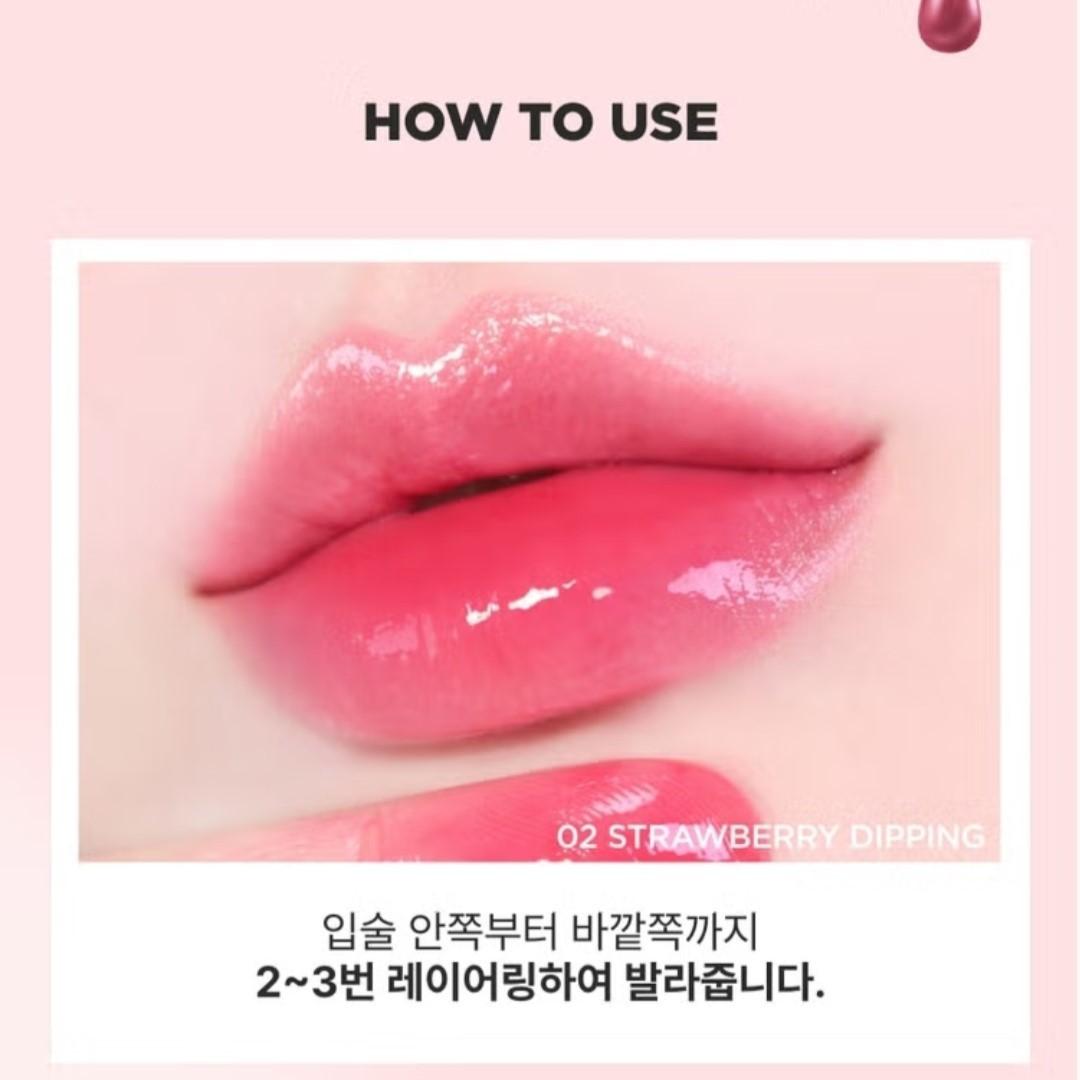 2EA /BONCEPT by TONYMOLY GLAZE DIPPING TINT / Mixed Color /Soft /Smooth/ Korea