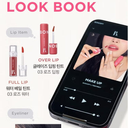 2EA /BONCEPT by TONYMOLY GLAZE DIPPING TINT / Mixed Color /Soft /Smooth/ Korea