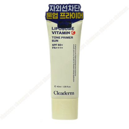 Cleaderm Liposome Vitamin C Tone Primer Sun 40ml / Blemishes /SPF 50+  PA ++++