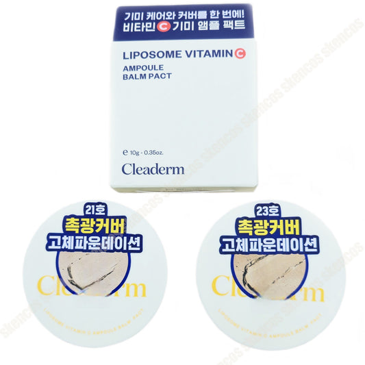 Cleaderm Liposome Vitamin C Freckle Ampoule Balm Pact(No. 21/23) 10g/Foundation
