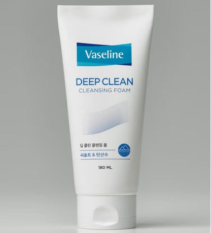 2EA/ Vaseline Deep Clean Cleansing Foam 180ml/6oz/Sea Salt/Pore Clean
