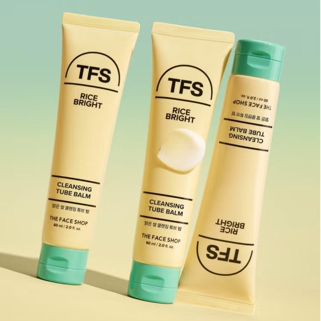 The Face Shop Rice Cleansing Tube Balm 60ml + Mild Cleansing Water 300ml