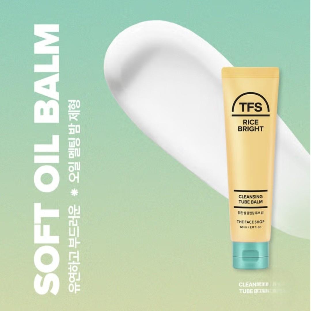The Face Shop Rice Cleansing Tube Balm 60ml + Mild Cleansing Water 300ml