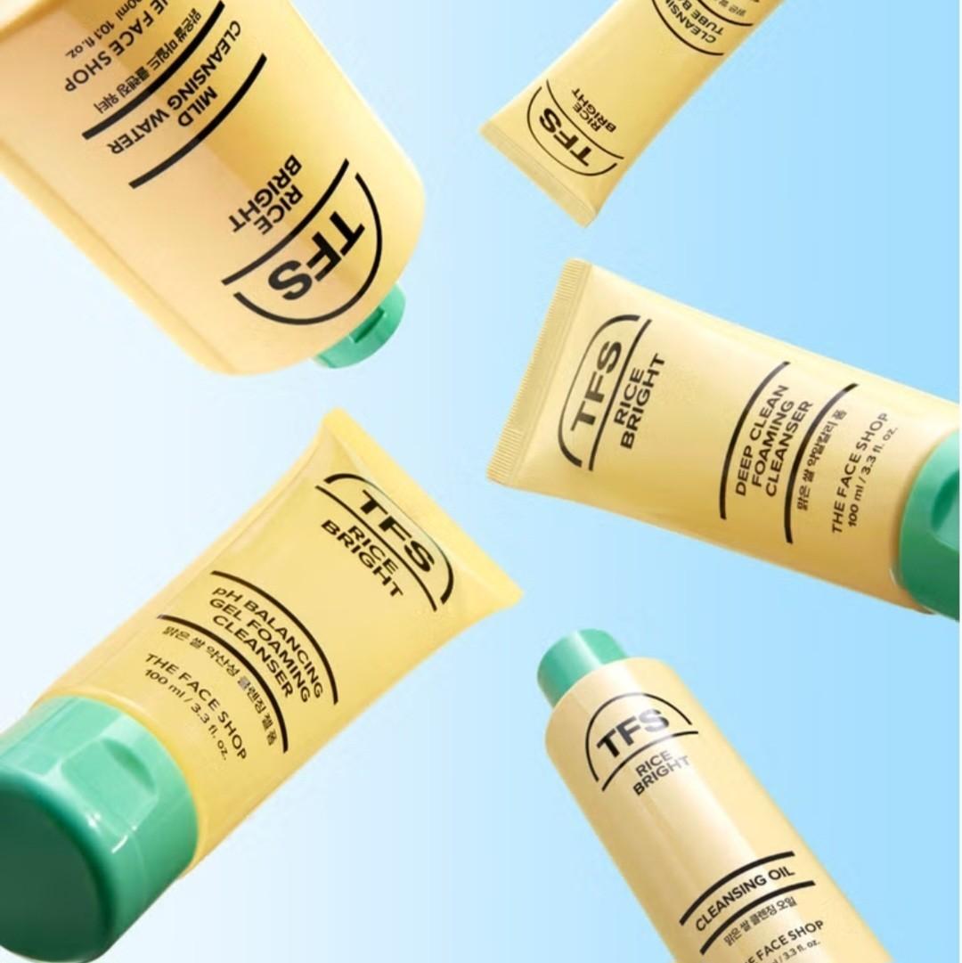 The Face Shop Rice Cleansing Tube Balm 60ml + Mild Cleansing Water 300ml