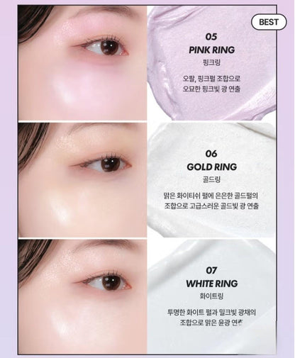 MERZY Let's Wearing Lip & Cheek Keyring  / 2 Color / Creamy/ GLOW / HIGH GLITTER