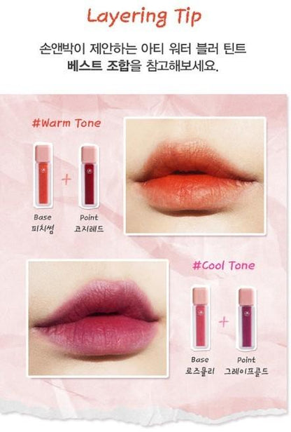 SON & PARK Arti Water Blur Tint 2Color Mixing/Vegan/Lip/Layering/Water to Velvet