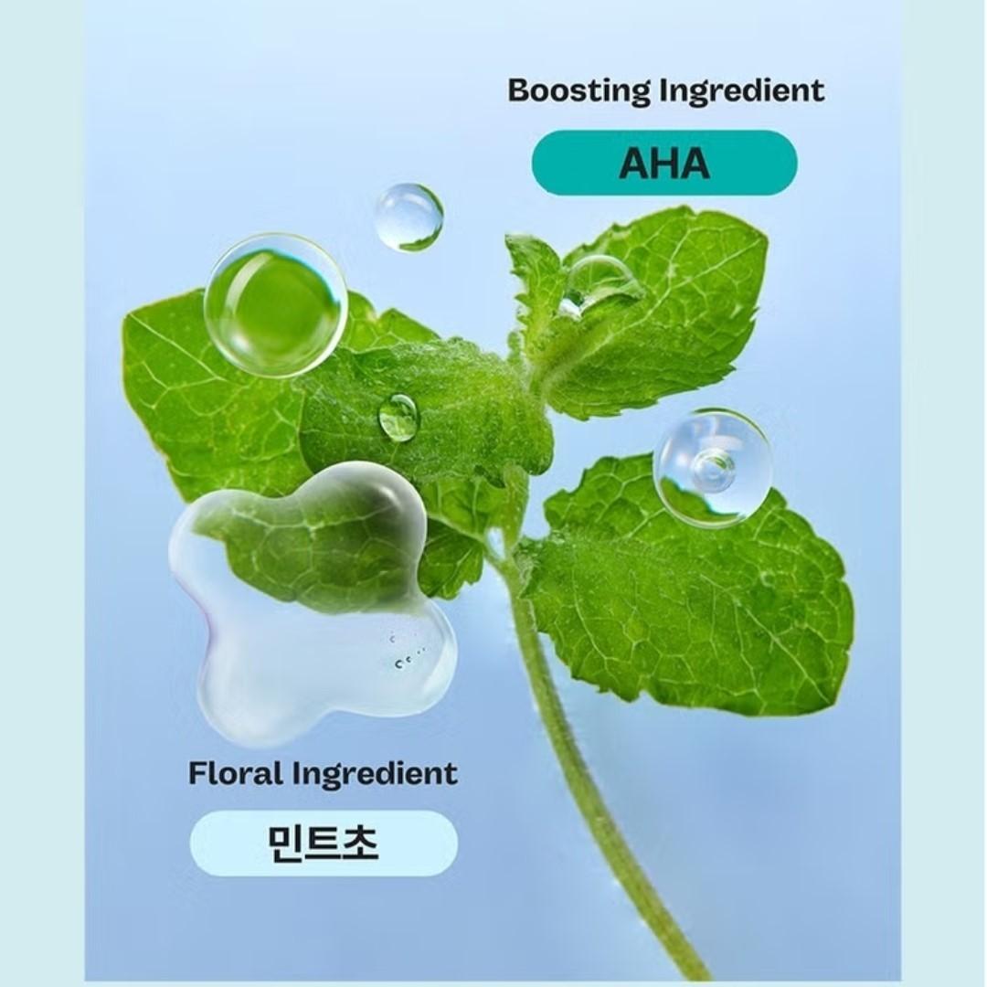 MIMO by MAMONDE Mint-AHA Peeling Gel 100ml+Cleansing Oil-in-Water 100ml/Sebum