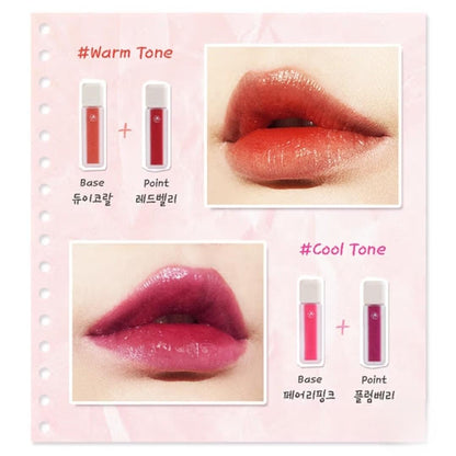 SON & PARK Arti Water Glow Tint 2Color Mixing/Vegan/Lip/Layering/Shimmering
