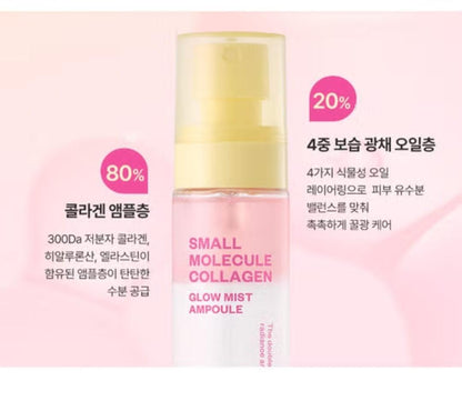 Cleaderm Low Molecular Collagen Mist Ampoule 3.3 fl.oz./Freckle+Wash Off Pack