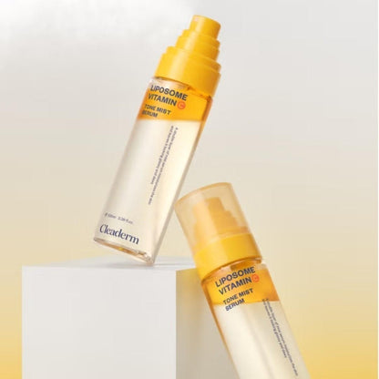 Cleaderm Liposome Vitamin C Tone Mist Serum 3.3 fl.oz/Freckle+Wash Off Pack 10ea