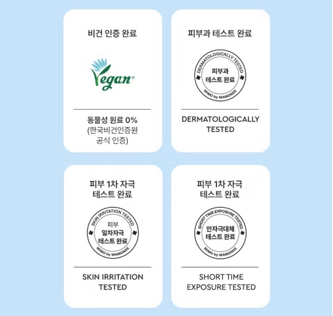 MIMO by MAMONDE Mint-AHA Peeling Gel 100ml+Wash Off Pack 10ea/1 pack/Sebum-Waste