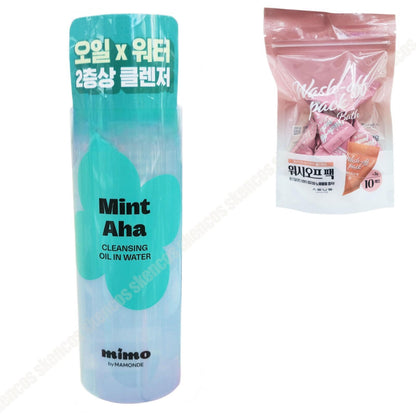 MIMO by MAMONDE Mint-AHA Peeling Gel 100ml+Wash Off Pack 10ea/1 pack/Sebum-Waste