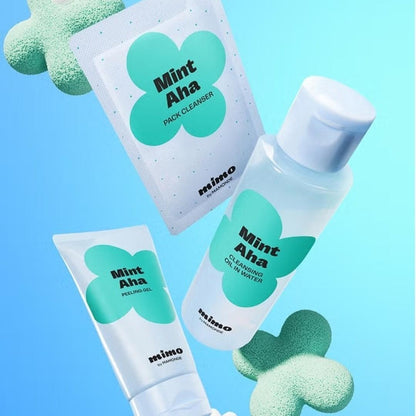 MIMO by MAMONDE Mint-AHA Cleansing Oil in Water 100ml + Wash Off Pack 10ea/Sebum