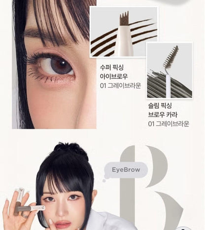Boncept Ink Liquid Eyeliner 1ea+SON & PARK Water Blur Tint/Lip-Peach-TONYMOLY