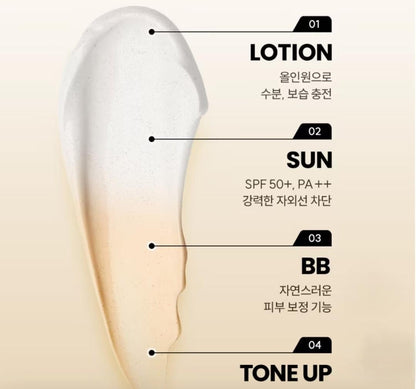 The LAB by Blanc Doux Clear Hyal Homme Toner+All-in-One Emulsion+Tone Up Cream